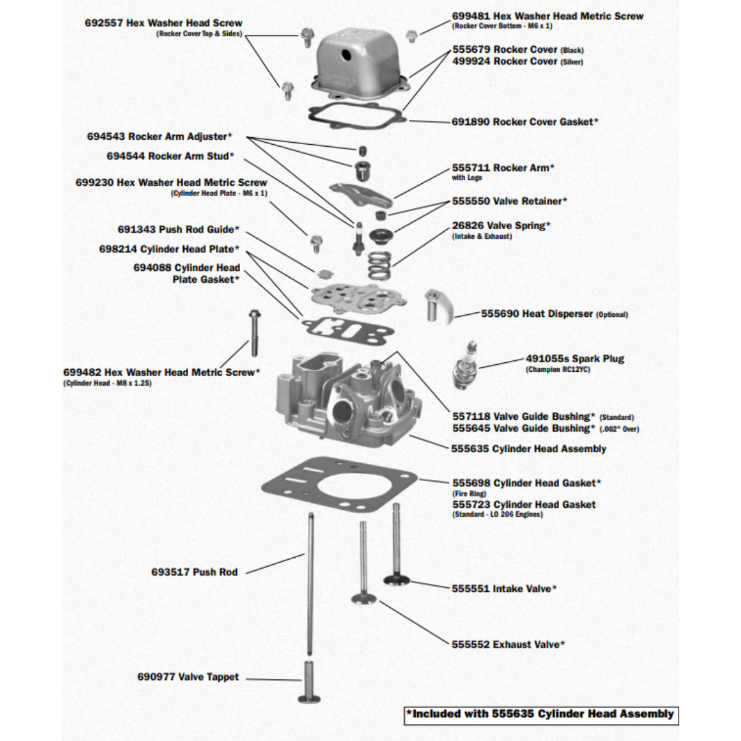 Briggs 206 Intake Valve