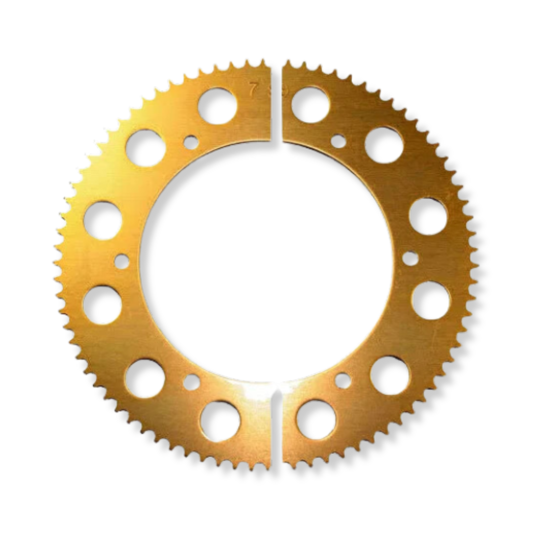 #219 Gold Sprockets Split
